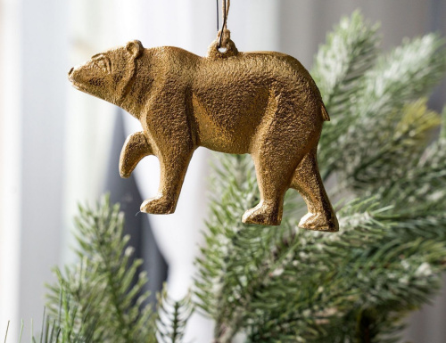 Набор ёлочных игрушек WILD NATURE, металл, 10 см (6 шт.), Koopman International фото 5