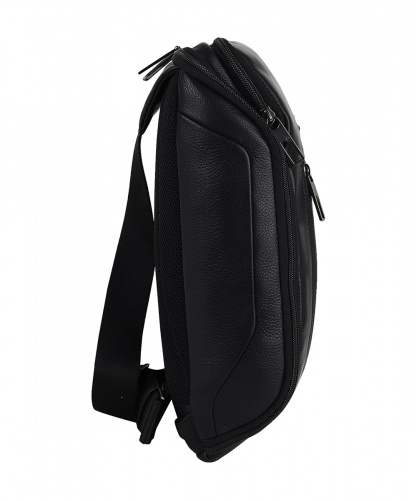 Рюкзак Piquadro Acron, с одним плечевым ремнем, черный, 35x18x9 см фото 2