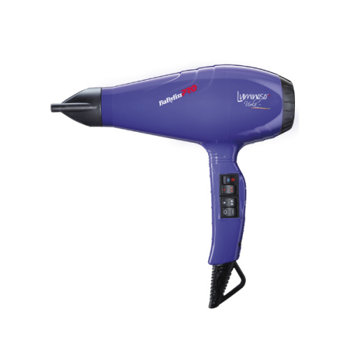 Фен BaByliss Pro Luminoso+, 2100 Вт, 2 насадки, фиолетовый