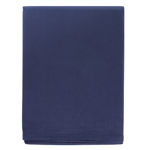 Скатерть из хлопка темно-синего цвета из коллекции essential