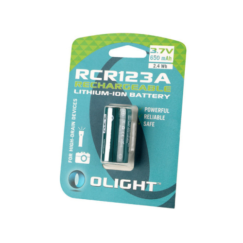 Аккумулятор Li-ion Olight ORB-163P06 16340 3,7 В. 650 mAh фото 3