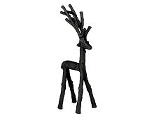 Декоративная фигура ОЛЕНЬ АЛОНЕРО, металл, чёрный, 24 см, Edelman
