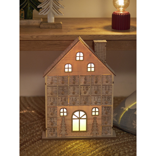 Адвент-календарь с подсветкой festive house из коллекции new year essential фото 8