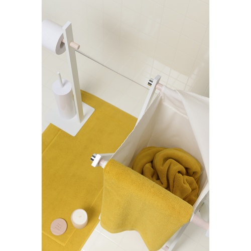 Держатель для туалетной бумаги с ершиком jarrod, 73 см, белый фото 2