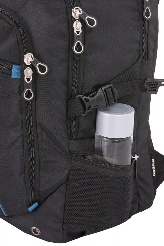 Рюкзак Swissgear 15'',чёрный/синий, 36x19x47 см, 32 л фото 5