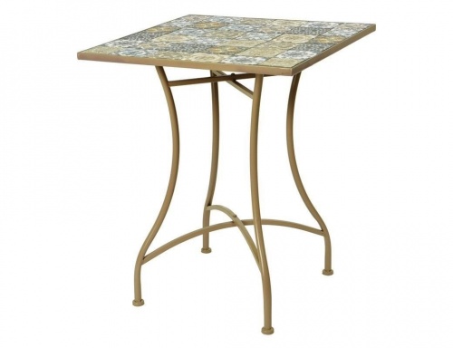 Садовая мебель с мозаикой "Тулуза" (стол и 3 стула), металл, керамика, Kaemingk фото 7