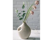 Декоративная ваза-кувшин ЛЕБРОК, фарфор, бежевый, 20х16 см, Koopman International