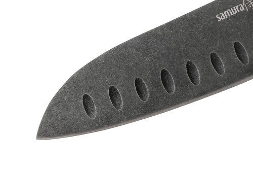Нож Samura сантоку Mo-V Stonewash, 18 см, G-10 фото 3