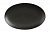 Тарелка овальная Икра черная. 25х16 см