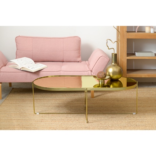 Стол josen, 120х60 см, золотой фото 2