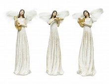 Статуэтка "Вдохновенный ангел", полистоун, 6.5x11.5x25 см, разные модели, Kaemingk