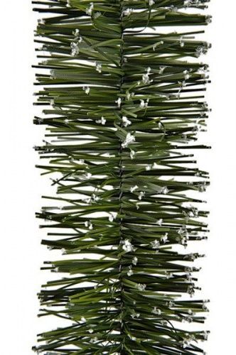 Мишура de luxe "Снежная хвоя", зеленая, 7,5х200 см, Kaemingk