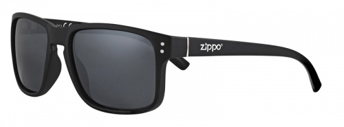 Очки солнцезащитные ZIPPO, чёрные, оправа из поликарбоната, поляризационные линзы