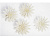 Декоративные пуансеттии МАЛЬЯ на клипсе, белые, 8 см, набор 4 шт., Koopman International