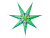 Подвесная звезда-плафон СИРИ (светло-зелёная), 70 см, белый кабель, цоколь Е14, STAR trading