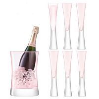 Набор для сервировки шампанского moya малый, розовый
