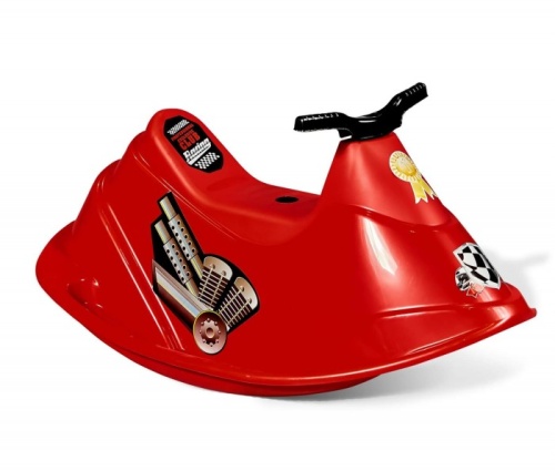 Детская пластиковая качалка "Водный Мотоцикл" PalPlay 544 (Красный/черный)