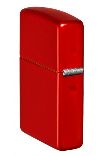 Зажигалка Zippo Classic, с покрытием Metallic Red, латунь/сталь, красная, матовая, 38x13x57 мм фото 8