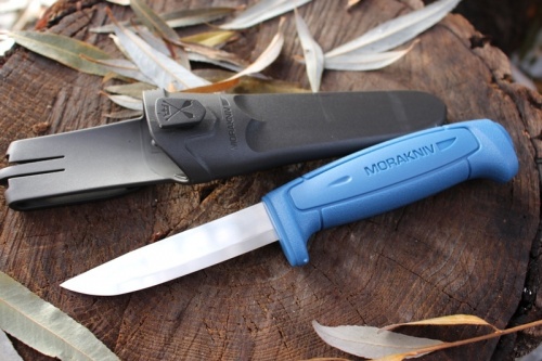 Нож Morakniv Basic 546, нержавеющая сталь, синий фото 2