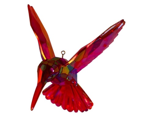 Ёлочное украшение "Радужная колибри", акрил, 10 см, разные модели, Kurts Adler