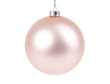 Елочный шар ROYAL CLASSIC стеклянный, матовый, цвет: розовый бутон, 150 мм, Winter Deco
