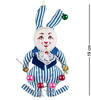 RK-462/2 Кукла подвесная «Кролик с бусами»