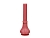 Декоративная свеча АНТИЧНОЕ ИЗЯЩЕСТВО с рифлёным основанием, розовый бархат, парафин, 25 см, Kaemingk