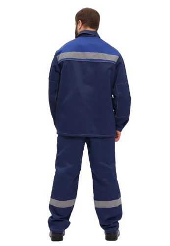 ЯЛ-02-168 Костюм куртка/брюки, р.44-46, рост 170-176, т-синий/василек фото 2
