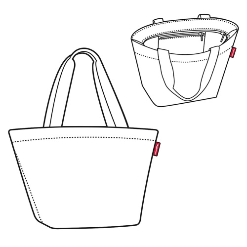 Сумка shopper m miami black фото 5