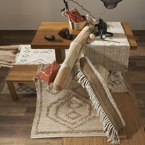 Подушка декоративная терракотового цвета с аппликацией geometry из коллекции ethnic, 30х45 см фото 7