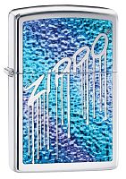 Зажигалка ZIPPO Classic с покрытием High Polish Chrome, латунь/сталь, серебристая, 36x12x56 мм, 29097