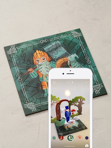 Деревянный пазл-головоломка Mr.Puzz Интерактивный &quot;Горный Король&quot; фото 8