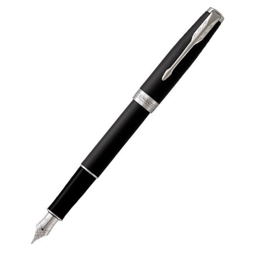 Parker Sonnet Core - Matte Black CT, перьевая ручка, F, BL