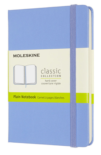 Блокнот Moleskine Classic Pocket, 192 стр., голубой, нелинованный