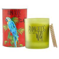 Свеча ароматическая Parrot - цитрусовый Wild 40 ч