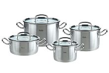 Кастрюльный набор Fissler, серия Original pro collection, 4 предмета (с крышкой из стекла), артикул 46616