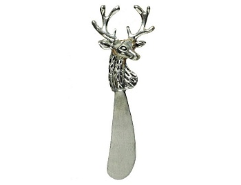Набор сырных ножей NEW YEAR LUXURY, металл, серебряный, 13-14 см (2 шт.), Kaemingk
