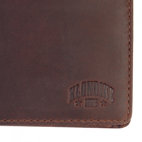 Бумажник Klondike Digger Angus, темно-коричневый, 12х9x2,5 см фото 6