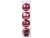 Набор стеклянных шаров матовых и глянцевых, цвет: розовый бархат, 100 мм, 4 шт., Kaemingk