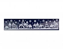 Новогодняя наклейка-бордюр "Снежный городок", фетр, 12.5х58.5 см, Peha Magic