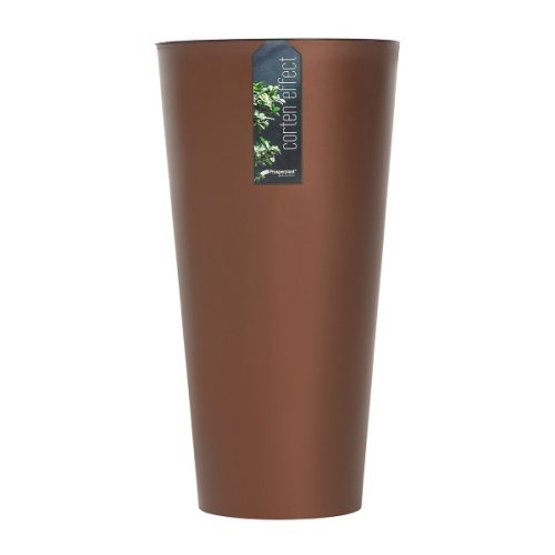 Кашпо для цветов Tubus Slim Corten DTUS400C-7601U (35/64 л) 2 предмета