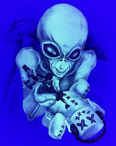 Мужская футболка"Alien Voodoo" фото 3