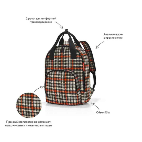 Рюкзак easyfitbag glencheck red фото 2