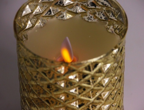 Свеча "Суарэ" в подсвечнике, тёплый белый LED-огонь колышущийся, Peha Magic фото 5
