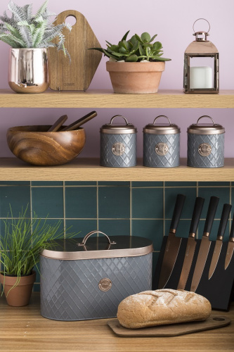Емкость для хранения сахара copper lid 1 л фото 3