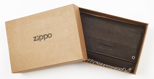 Бумажник Zippo, коричневый, 17x3,5x11 см фото 4