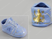 Фигурка из фарфора "Башмачок Знаки Зодиака Дева" Leander, голубой; розовый