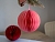 Подвесной бумажный шар, розовый, 15 см, Due Esse Christmas