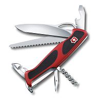 Нож Victorinox RangerGrip 55, 130 мм, 12 функций, черный