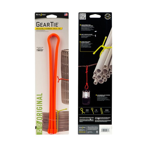 Гибкие стяжки NiteIze Gear Tie 24 фото 2